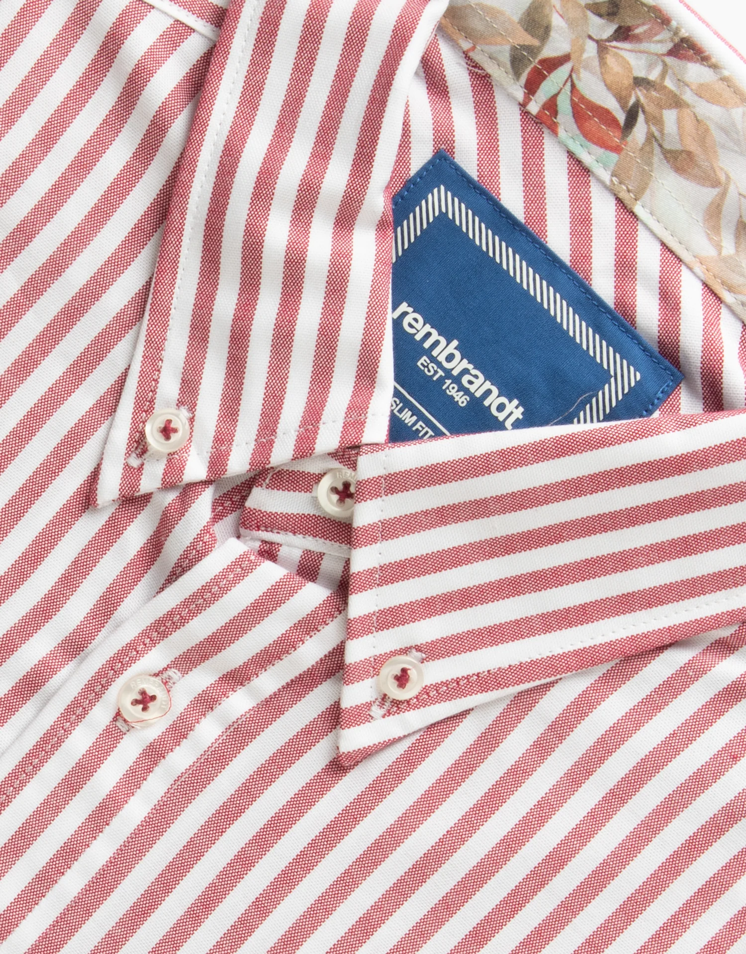 Ohope Red & White Stripe Shirt - Image 2