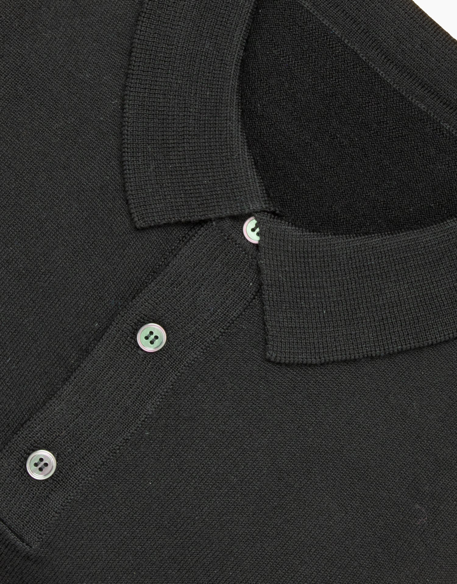 Owaka Black Merino Polo - Image 5