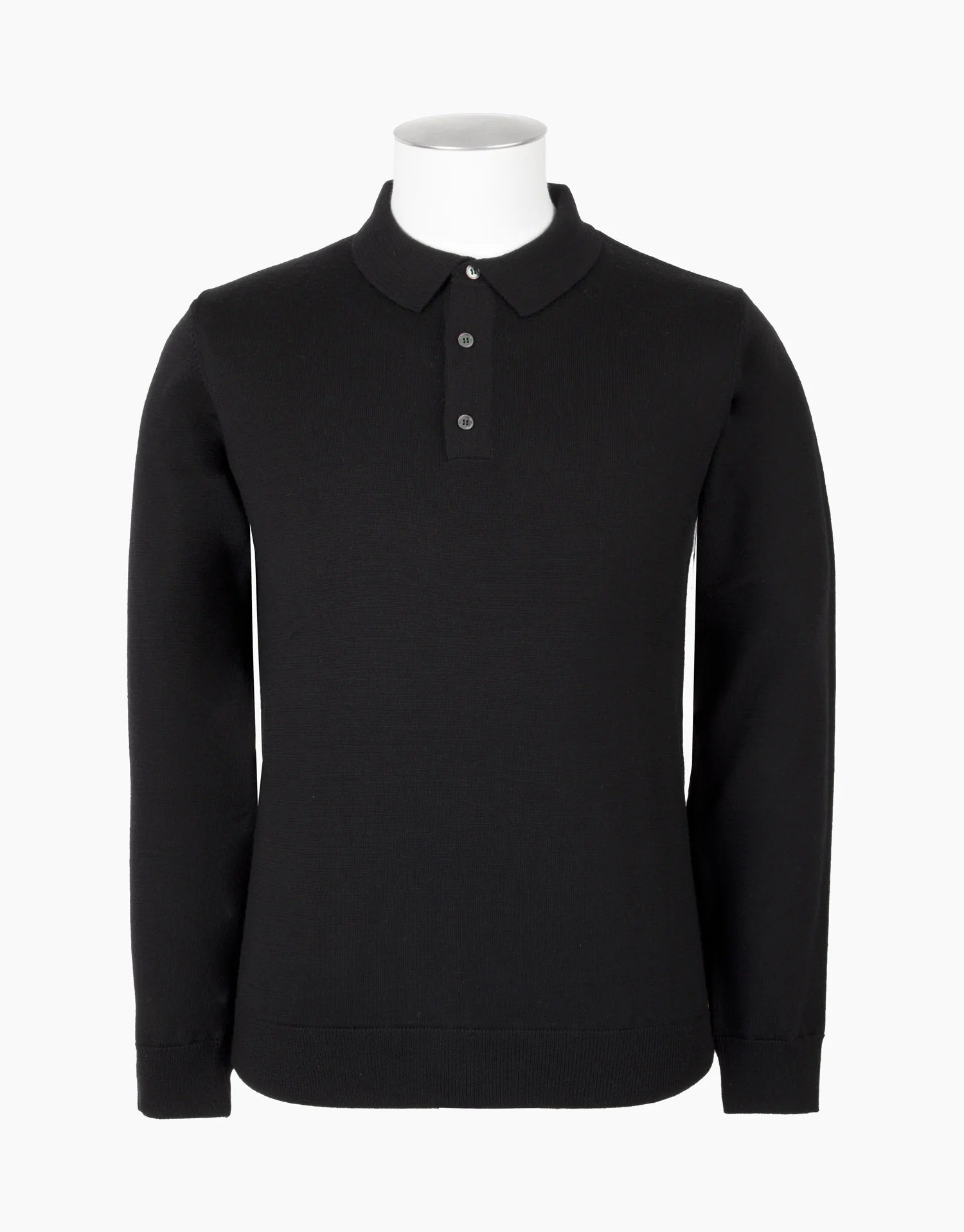 Owaka Black Merino Polo - Image 6