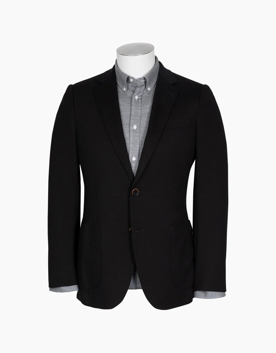 Pearse Black Jersey Suit - Image 5