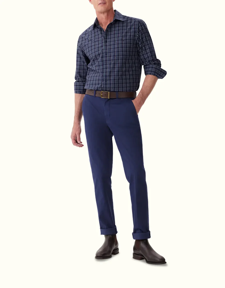 R.M.Williams Classic Navy Shirt - Image 3