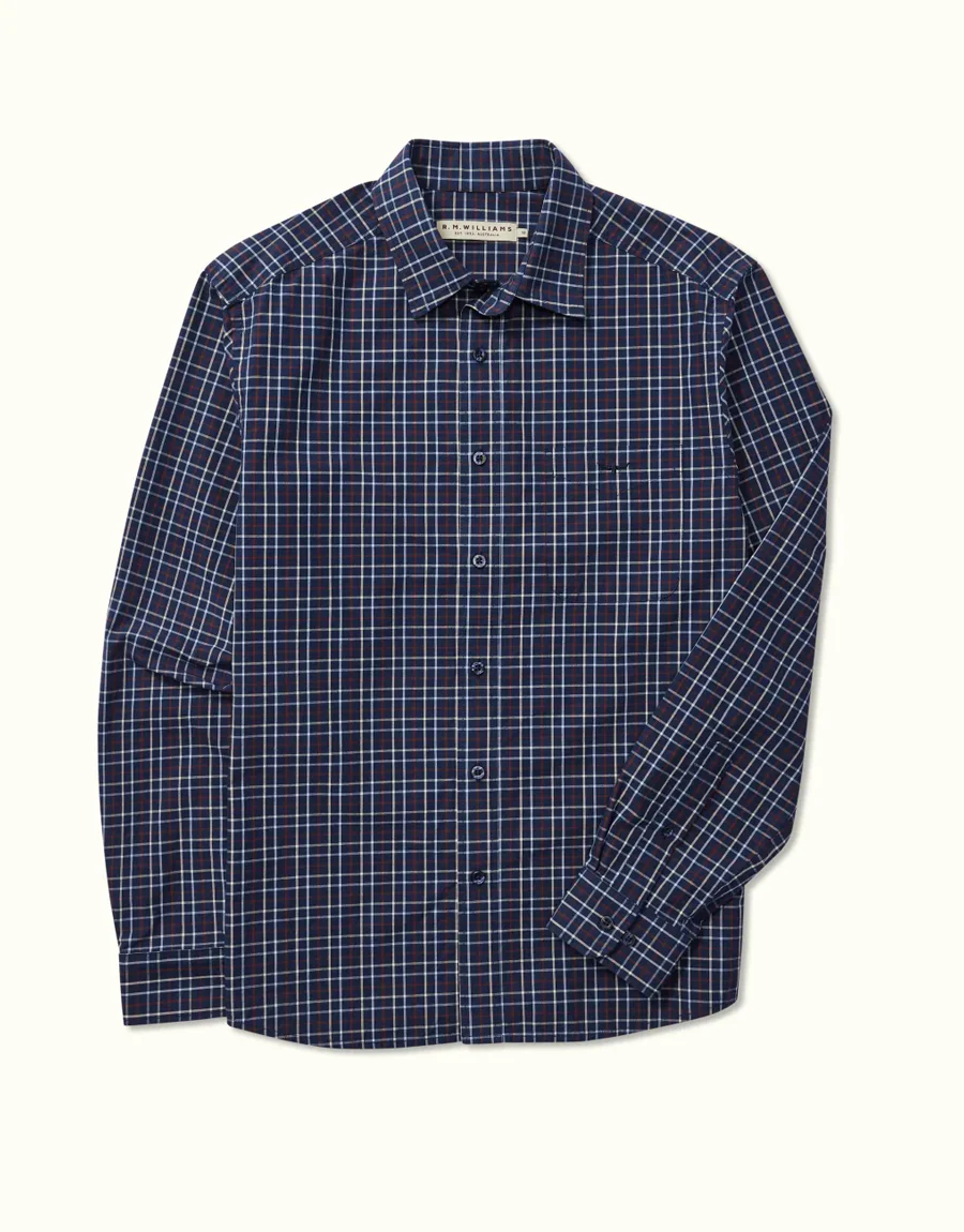 R.M.Williams Classic Navy Shirt - Image 6