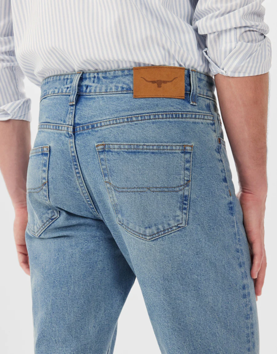 R.M.Williams Loxton Light Indigo Wash Jeans - Image 6