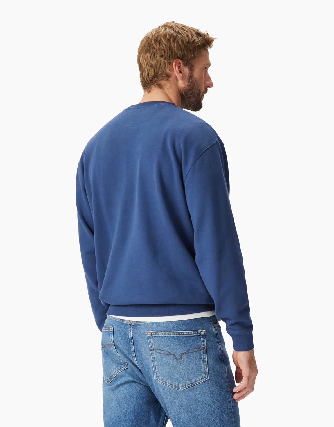 R.M.Williams Mini Longhorn French Navy Sweatshirt - Image 4