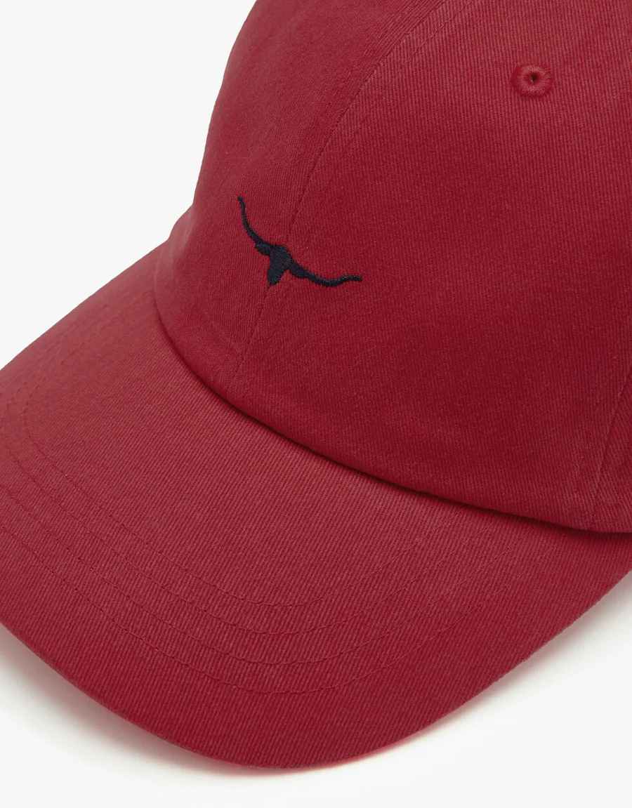 R.M. Williams Mini Longhorn Red/Navy Cap - Image 4