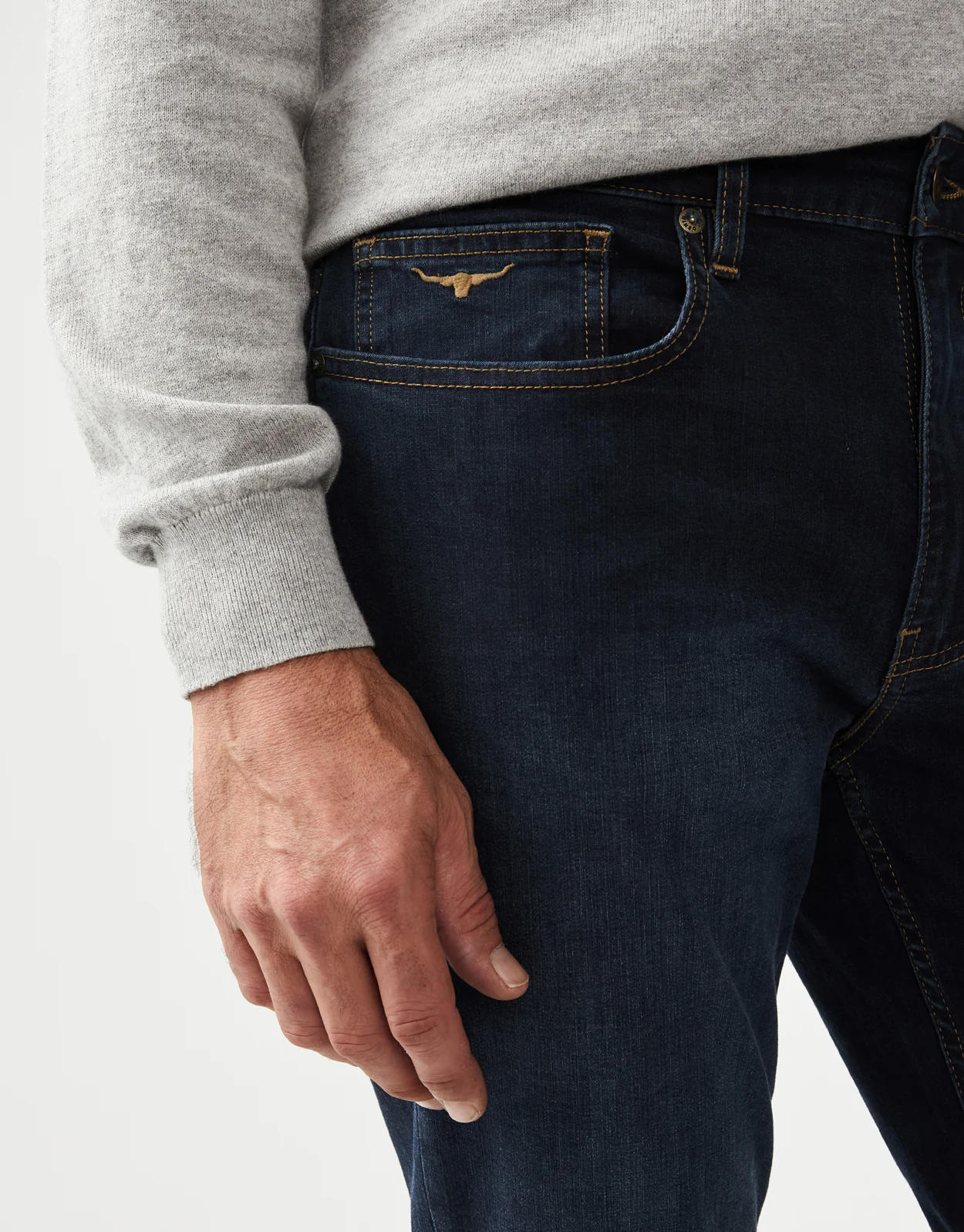 R.M. Williams Ramco Stretch Indigo Denim Jeans - Image 5