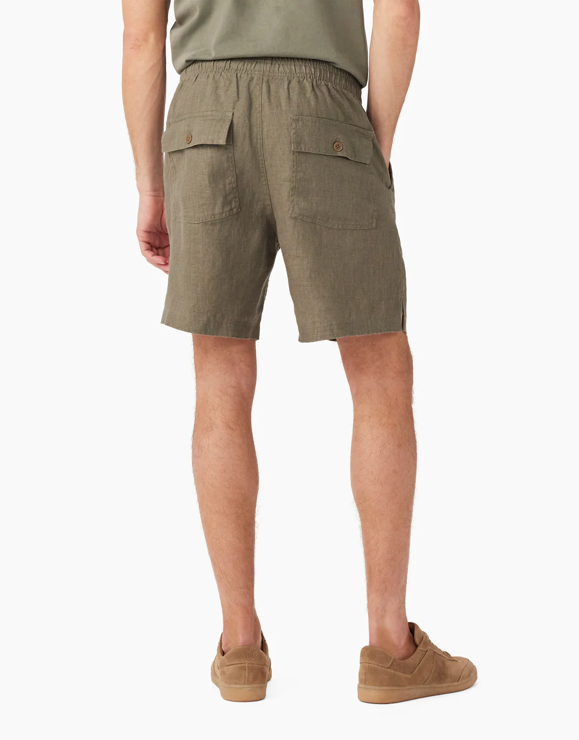 R.M.Williams Rugby Military Linen Shorts - Image 4