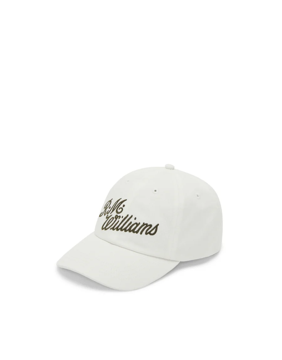 R.M.Williams Script Ecru Cap