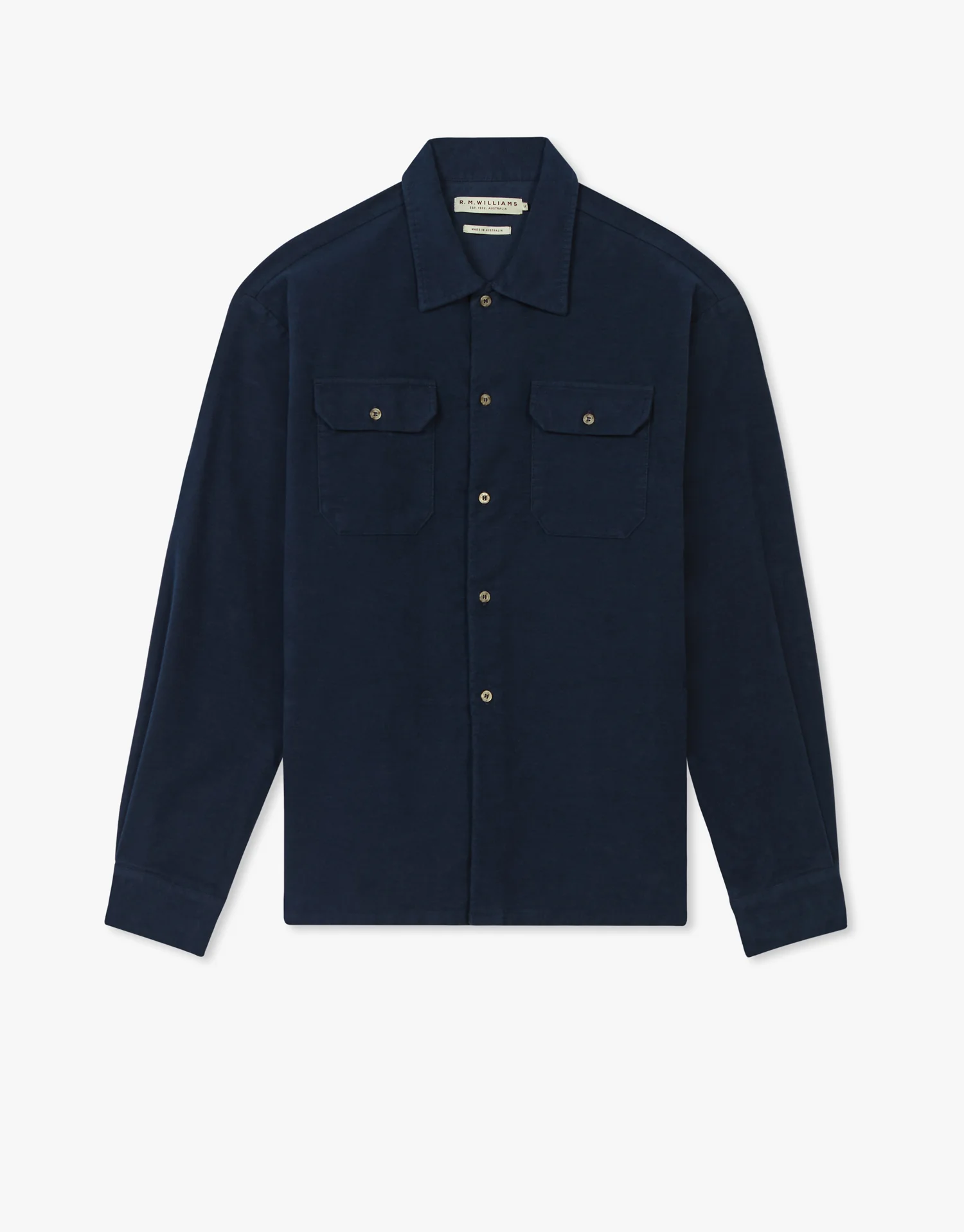 R.M.Williams Wilmington Navy Overshirt