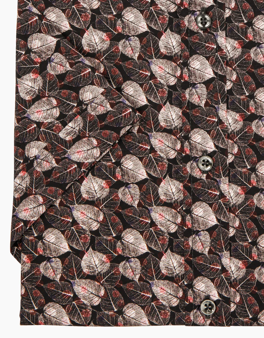 Raglan autumn leaves short sleeve shirt - Image 3
