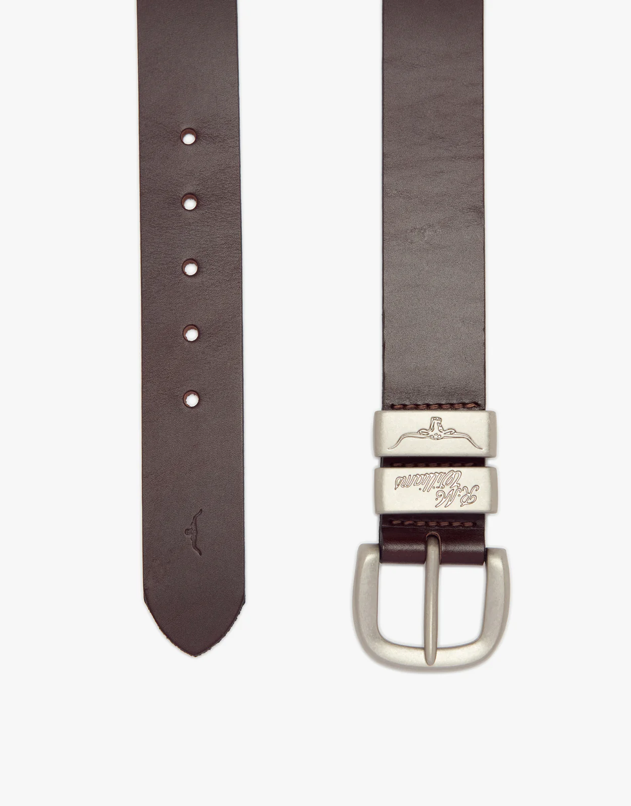 R.M. Williams Solid Hide Chestnut Belt - Image 2