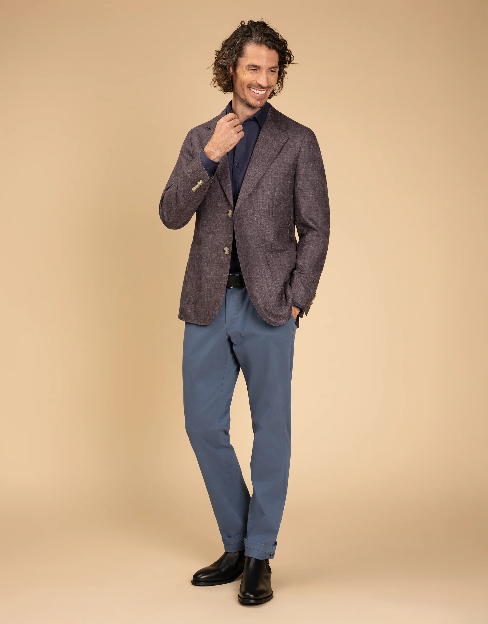 Sinatra Indigo Twill Shirt - Image 3