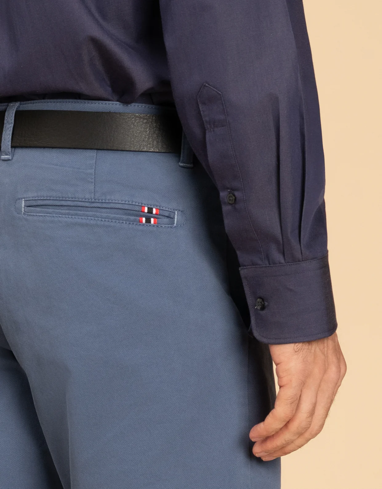 Sinatra Indigo Twill Shirt - Image 4