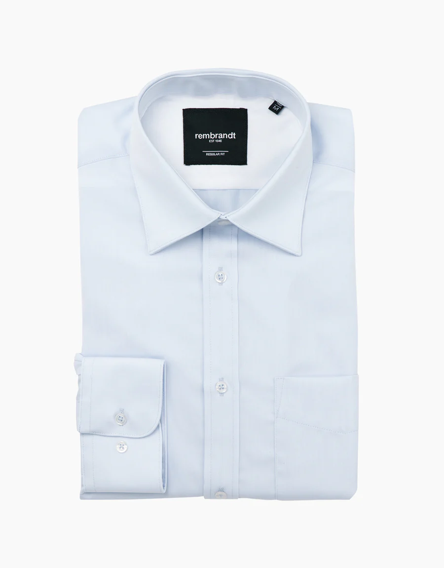 Sinatra Light Blue Business Shirt - Image 4