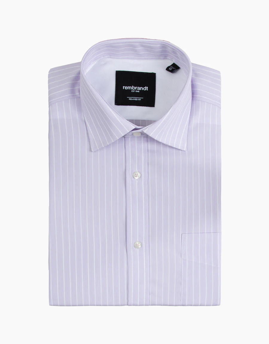 Sinatra Lilac Stripe Shirt - Image 6