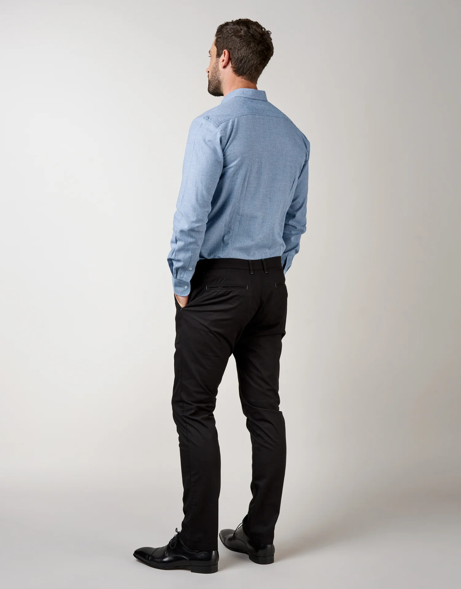 Soho Black Chinos - Image 3