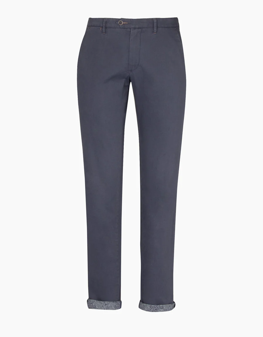 Soho blue textured chinos - Image 3