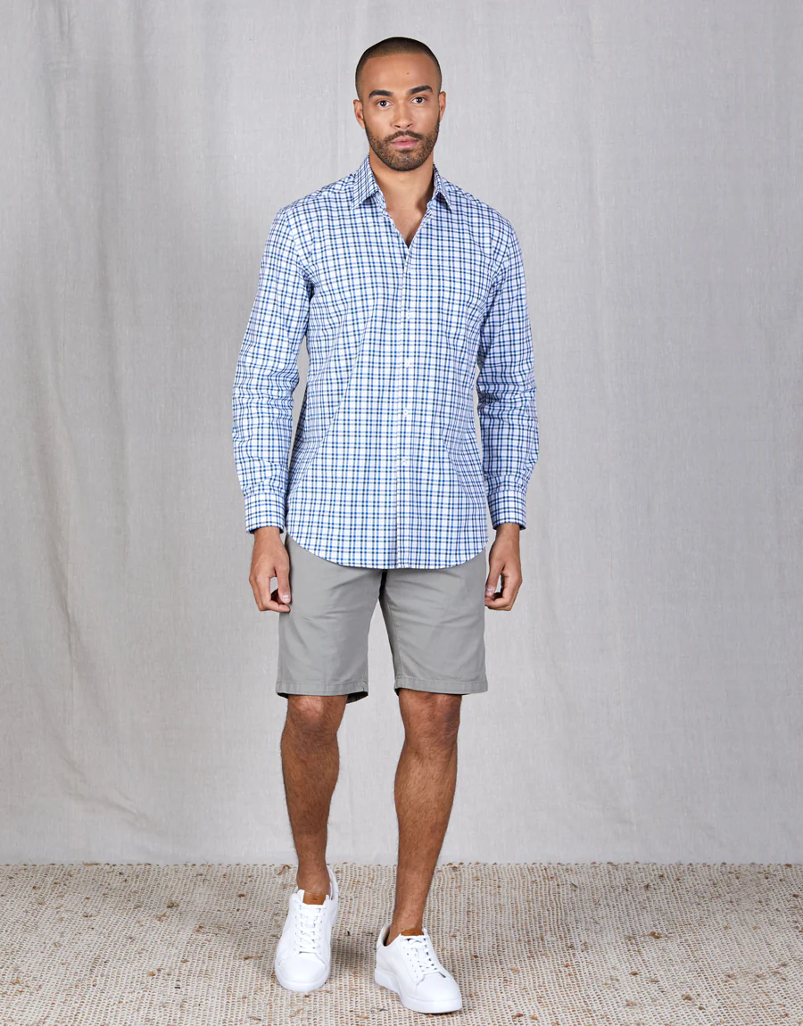 Sumner Light Green Twill Shorts - Image 7