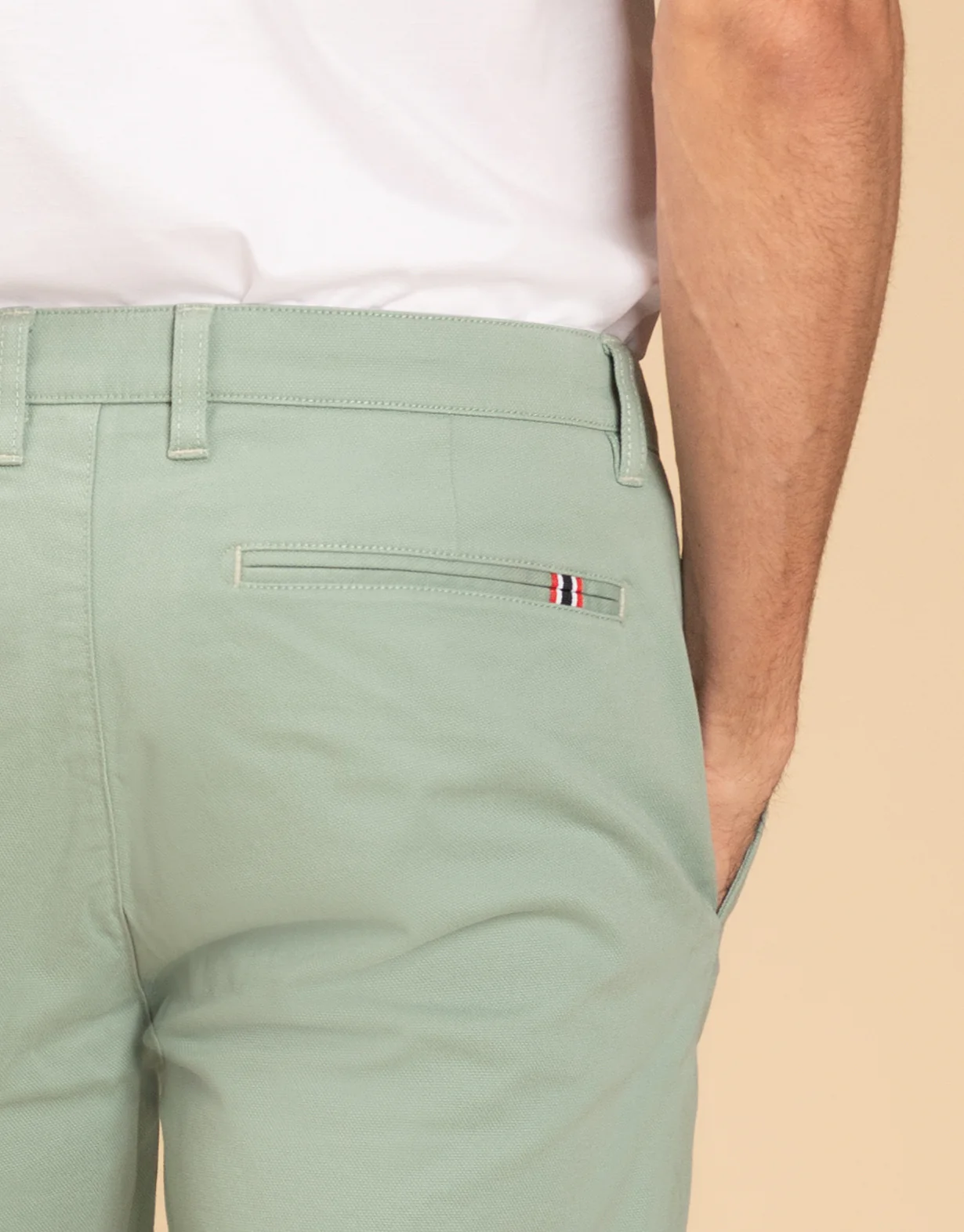 Sumner Mint Green Textured Shorts - Image 7