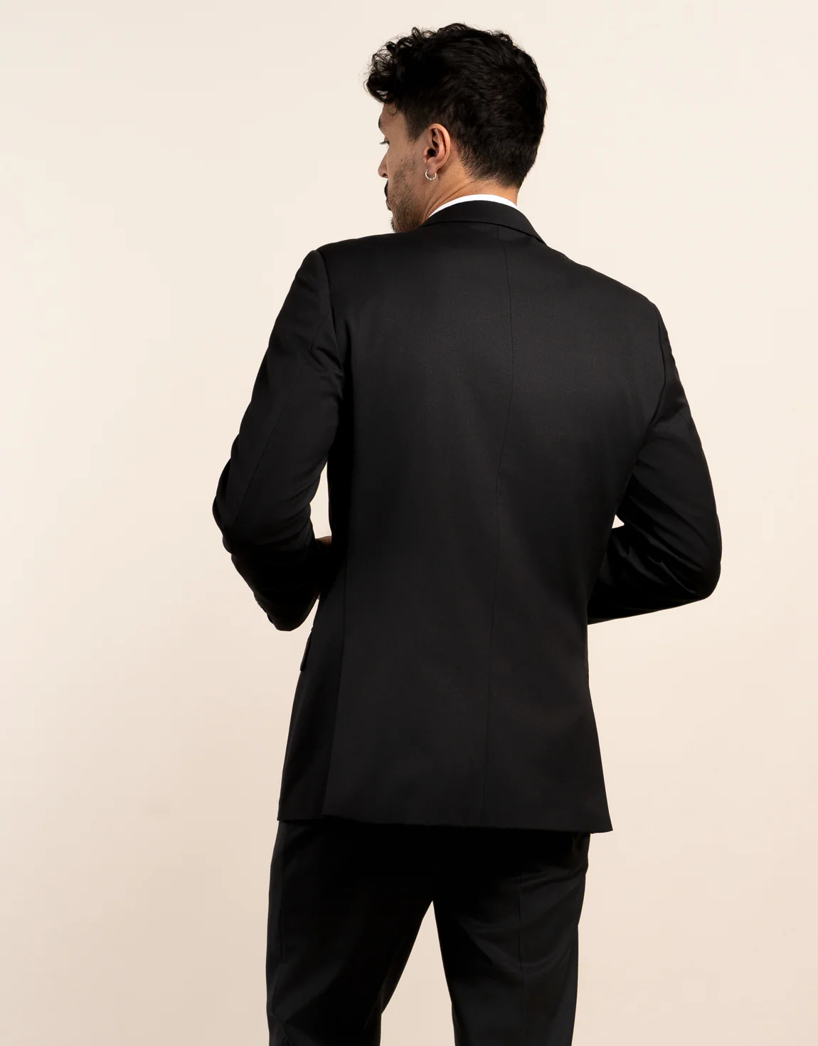 Hire Taylor Black Suit Jacket - Image 3
