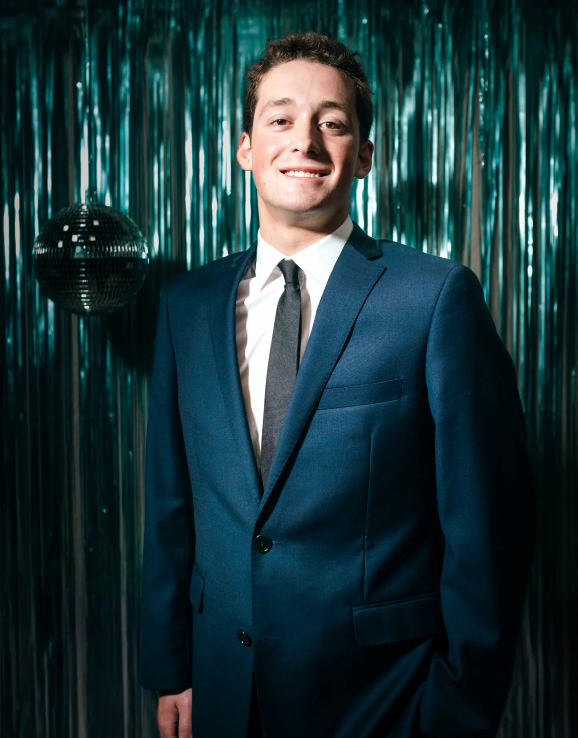 Hire Taylor Navy Suit Jacket - Image 2