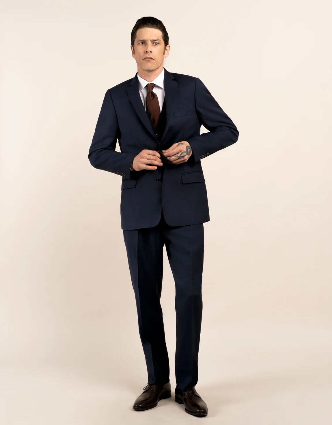 Hire Taylor Navy Suit Jacket - Image 4