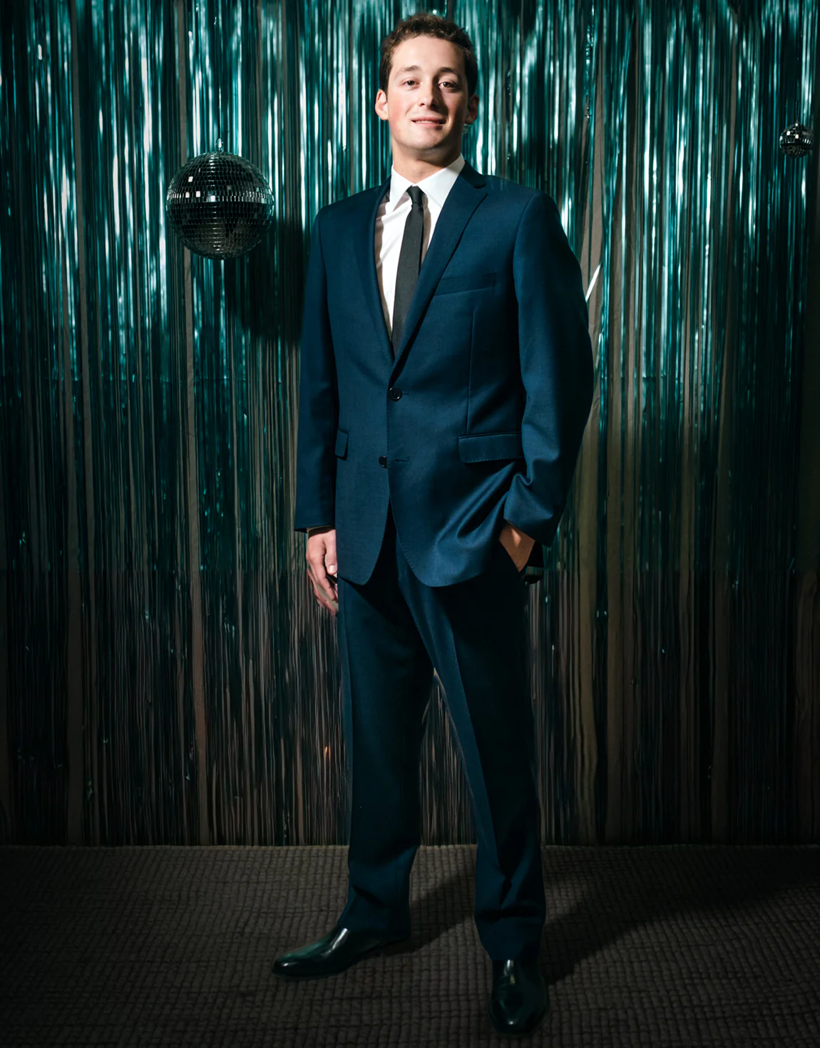 Hire Taylor Navy Suit Jacket - Image 5